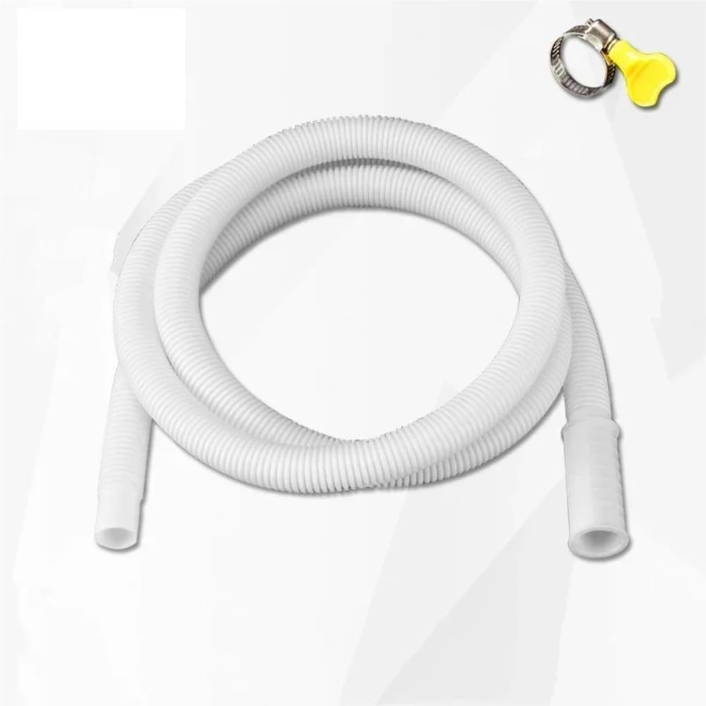 SGREHJDR Flexible Air conditioning drain hose Water Inlet Extension Pipe Washing Machine Faucet Connector Bathroom Kitchen Accessories(2M)