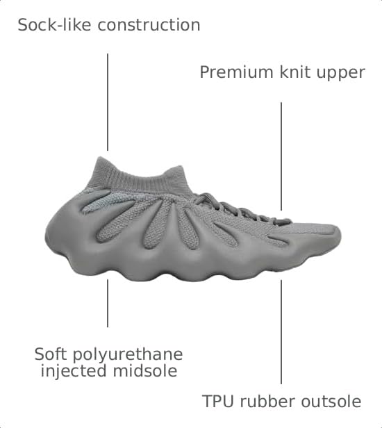Image of adidas Men's Yeezy 450 Lace Up Sneakers