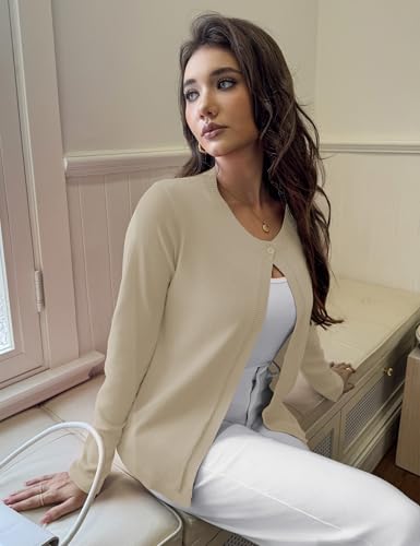 Image of OmicGot Women's Long Sleeve Shrugs Open Front Cropped Cardigan Sweater Bolero Shrugs S-XL