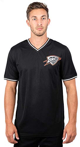 Ultra Game Men's NBA Jersey T-Shirt V-Neck Air Mesh Short Sleeve Tee Shirt