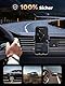 UGREEN Handyhalterung Auto Handy Halterung PKW Lüftung Schwerkraft Handy Autohalterung KFZ Handyhalter fürs Auto kompatibel mit iPhone 16 15 14 13 12Pro Max, Galaxy S23 Ultra S22 S21 (Schwarz)