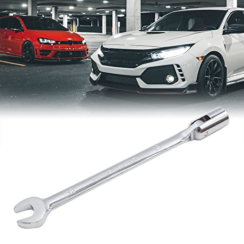 Uxcell 13Mm Swivel Head Combination Socket Spanner Wrench Auto Car Repairing Tool #TOP1
