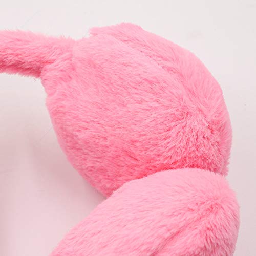 MEJORMEN Rainbow Unicorn Earmuffs Foldable/Unfoldable Ear Warmers Winter Warm Plush Outdoor Ear Covers4