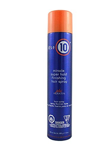 It's A 10 Miracle Super Hold Finishing Hair Spray Plus Keratin, 10 Ounce by Its a 10
