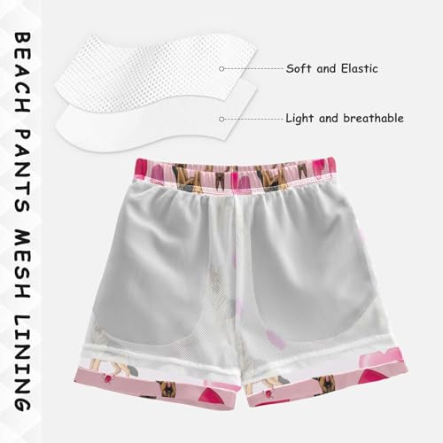 Swimming Shorts for Boys, Little Boy Swim Trunks 2t, German Shepherd Dogs4