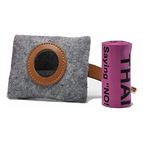 Dog Poop Bag Dispenser with One Free Roll of Biodegradable Compostable Dog Poop Bags - Eco-friendly, Waterproof, & Durable Dog Poop Bag Holder - Bag Doggie Waste Conveniently and Discretely, On the Go Cover