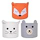 ACOHSY Faltbarer Aufbewahrungsbox Aufbewahrungskorb 3er set,30×30×30 Spielzeug Aufbewahrung,Kann für Wäschekorb,Kallax Einsatz,Wäschekorb Kinderzimmer,Aufbewahrungskorb kinder.
