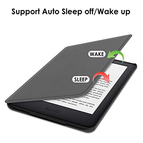 Kindle Voyage Case 2014 - Slim Tri-Fold Leather Cover With Auto Sleep/Wake Feature