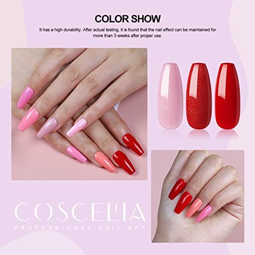 COSCELIA 10pz Set di Smalti per Unghie UV con