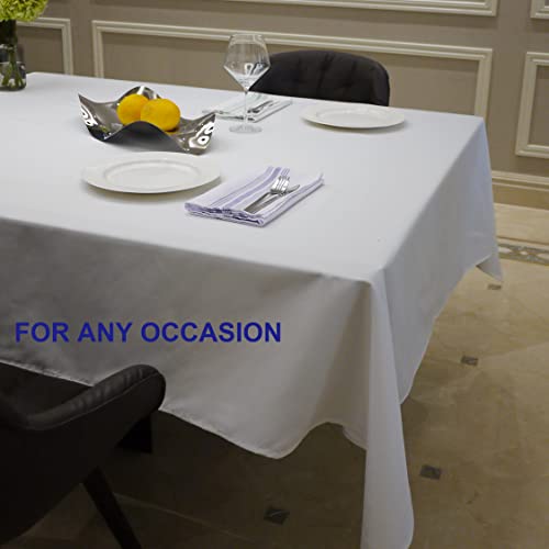 Weavric Bistro Striped Cloth Napkins, 18 X 22 Inches, Reusable Washable Restaurant Quality For Dinner, Catering, Hotel, White With Purple Stripes, Set Of 12 #TOP6