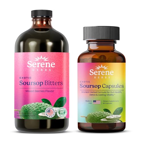 Sweet Support Stack – Soursop Capsules + Mixed Berry Bitters