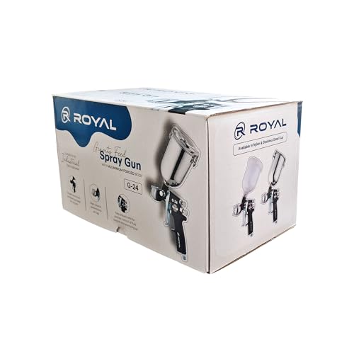 Image of G 24 Paint Spray Gun | 1.4 Mm Nozzle | 500 Ml Stainless Steel Cup | Perfect for Industrial & General Spray Applications
