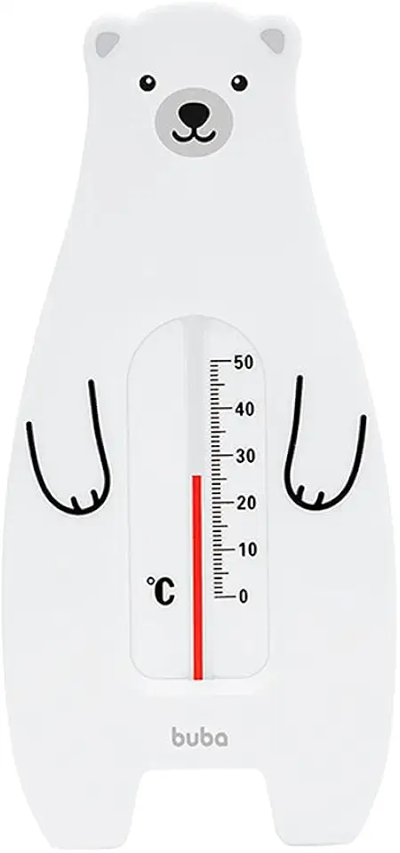 Buba Termometro De Banheira Urso Branco