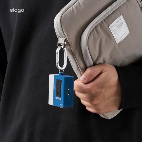 elago AirPods Pro3 対応 ケース CASSETTE PLAYER HANG CASE ブルー の商品画像 6