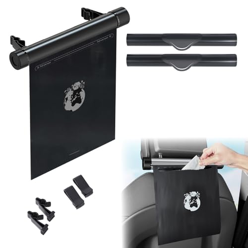 FANGCUU 車載ゴミ箱 オーガナイザー ロール ゴミポケット収 折りたたみ式 収納バッグ 車用 ゴミ袋 使い捨て 加厚タイプ 便利 車内整理 収納袋 車用ゴミ箱