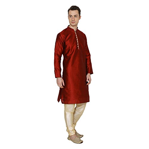 Image of Royal Kurta Men's Silk Blend Kurta Pyjama Set