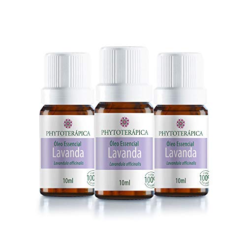 Kit 3X Óleo Essencial de Lavanda - 10ml | Phytoterápica