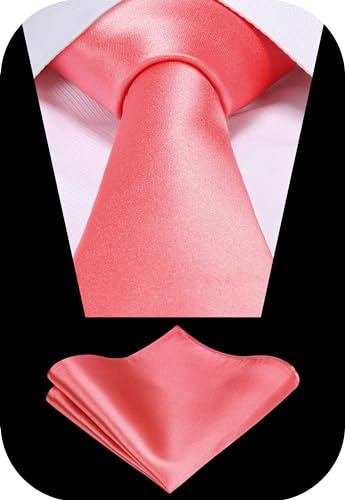 Image of Tie G .5pcs Tie set in a gift box : Tie sets : Solid color Neck tie,Satin Bow tie,Pocket Square, Lapel, Cuffs link