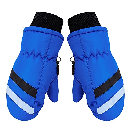 Guantes de invierno para niños, para otoño e invierno, cálidos, guantes de forro polar, guantes de esquí, snowboard, niños, niñas, esquí, senderismo, ciclismo, guantes de deporte