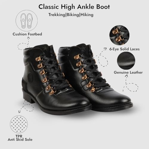 Image of FAUSTO Men's Leather Boots