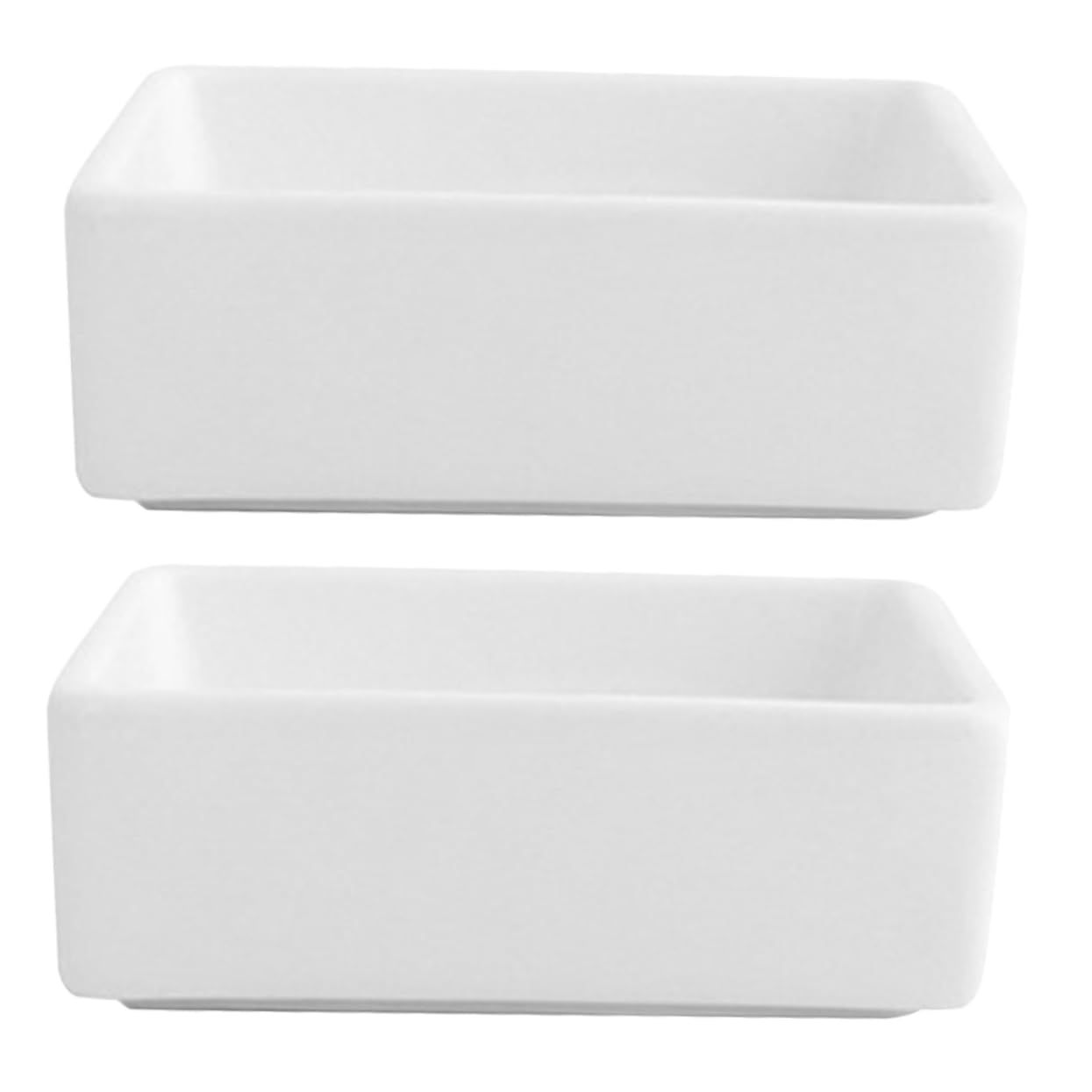 Bols à sauce résistants au lave-vaisselle en céramique blanche Gatuida durable