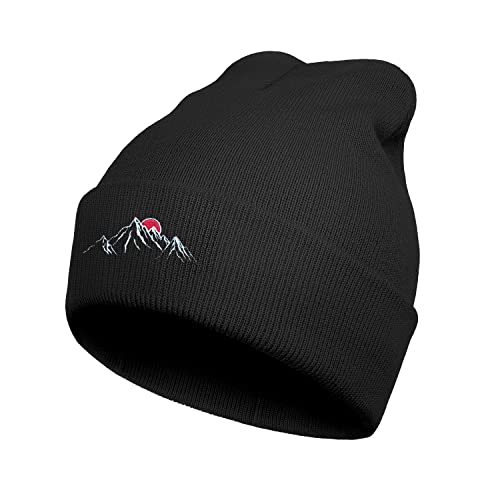 Image of Cool Graphic Beanie for Men and Women - Black