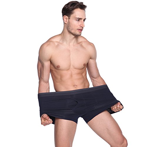 Men's Boxer Briefs, Soft and Breathable Cotton Underwear with ComfortFlex Waistband, 5-Pack3