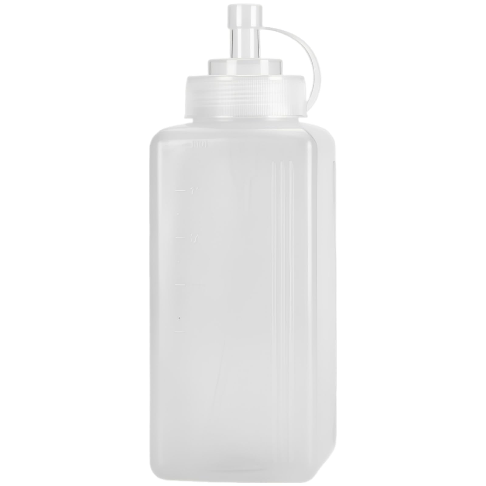 Lot de 4 flacons souples à condiment, 800 mL, plastique transparent épais, grande ouverture, bec verseur fin avec couvercle, pour maison et cuisine, sauce, sirop, ketchup, miel, huile, peinture