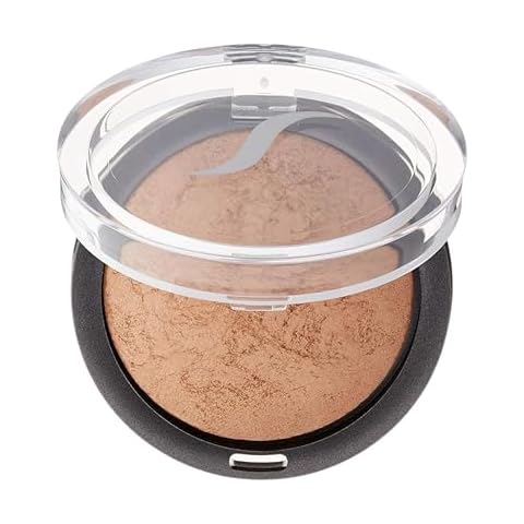 Sorme Cosmetics Baked Bronzer in Warmth (0.2oz)| With Skin-Revitalizing Vitamin E and Botanical Extracts | Versatile Wet/Dry Powder Bronzer with Shimmer Finish | For Dewy and Sun-Kissed Skin Cover