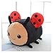 JSJJATQ Peluche 20-40 cm Honey Bee Peluche de Peluche de Dibujos Animados Volando Bee Ladybug Peluche Insecto Almohada Muñeca de Juguete Suave para niños Niño (Color : Red, Height : 40cm)