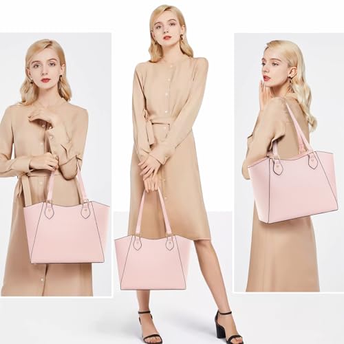 Image of CHICAROUSAL Tote Handbags Purses for Women PU Leather Womens Shoulder Bag | Large Tote Bag for Women, Shoulder Purse, Vegan Leather Purses for Women, Women's Handbags