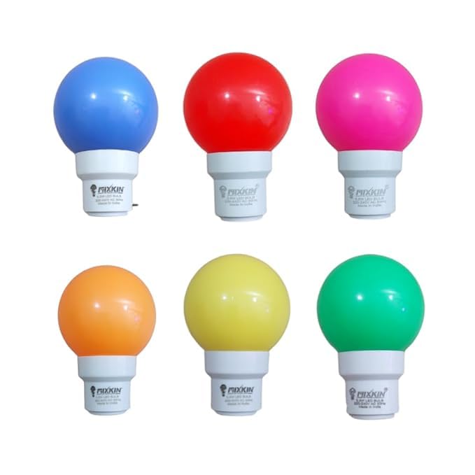 Mixkin Connect India Led Night Bulb 0.5W Led Bulb For Hotels , Balcony And Other Places (Multicolour) (Pack Of 6), B22 (B0BPCC2TN5) Amazon Price History, Amazon Price Tracker