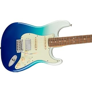 Player Plus Stratocaster HSS PF Belair Blue - Les Beatles, Paul McCartney, John Lennon, RIngo Starr, George Harrison Player Plus Stratocaster HSS PF Belair Blue – Image 4