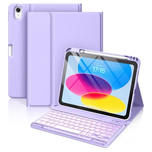 ���F,FAYGAOAI Redmi Pad Pro 12.1" �p�L�[�{�[�h�P�[�X�A7�F�o�b�N���C�g�A�}�O�l�b�g�����O���\���C�����X�L�[�{�[�h�AS�y���z���_�[�t��