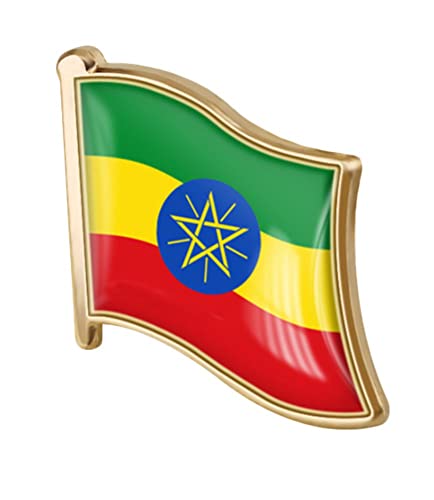 Image of vmcoatdu Country Flag Pin Badge International Travel Brooch Metal Alloy Souvenir Pin for Hat Clothes Backpack