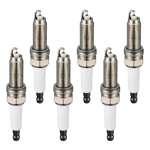 Image of Iridium Spark Plug 9619 6 Pack for Honda Accord | Fits Acura MDX /RDX /RL /TL /TSX /ZDX; Fits Honda Accord /Crosstour /Odyssey /Pilot /Ridgeline 3.0L 3.5L 3.7L V6; OE 9619; Gap 1.1mm