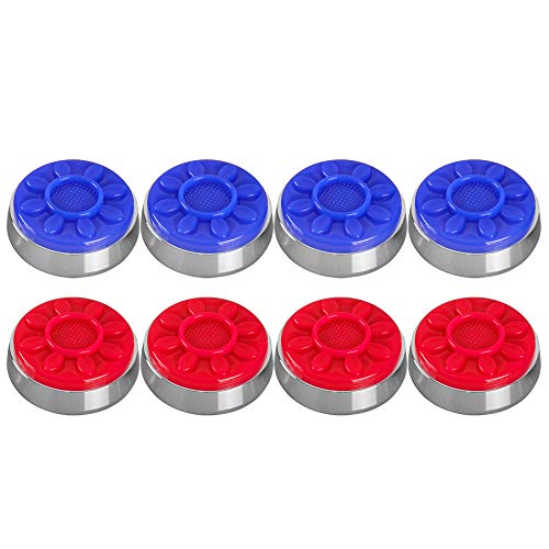 G&S Shuffleboard Pucks for Pro Shuffleboard Table, Pattern Shuffleboard Puck 2-5/16\" (58mm), Set of 8, Red and Blue - Thumbnail 4