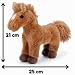 Imagen de Zappi Co Caballo de Peluche marrón Claro