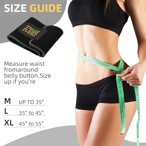 Image of ZPP Waist Trainer for Women and Men, Neoprene Sweat Band Waist Trimmer Belt Slimming Stomach Wrap for Workout