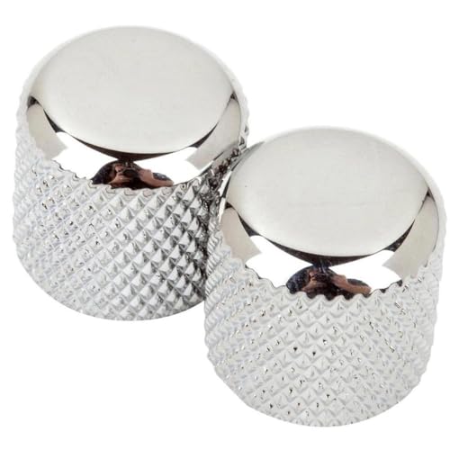 Fender Telecaster/Precision Bass Dome Knobs -Chrome - image 1