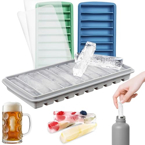 3 Piezas Cubiteras para Hielo con Tapa