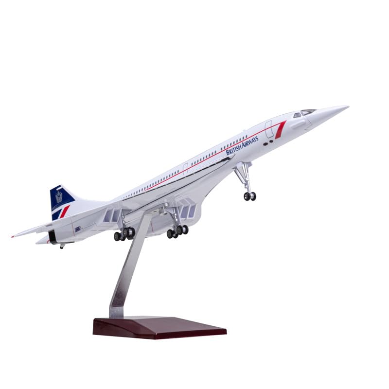 Modèle d'avion Concorde Landor en résine 1:125 de collection haut de gamme