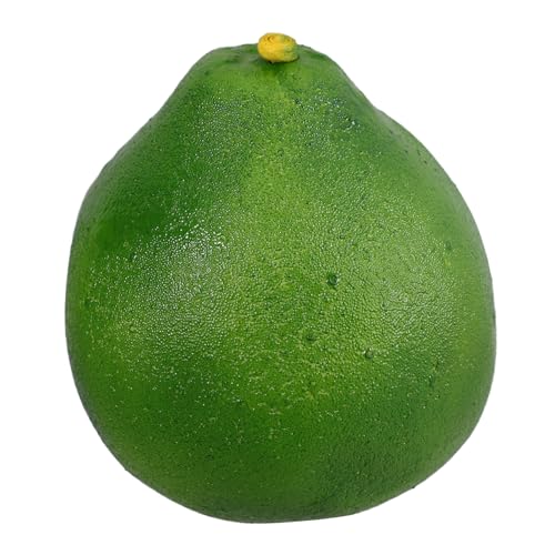 NUOBESTY Realistische Künstliche Grapefruit Dekorative Grüne Zitrone Künstliches Fruchtscheiben-Modell Für Küchendekoration Vitrinen-aufbewahrung Party-Dekoration Naturgetreue Schaumstoff-f