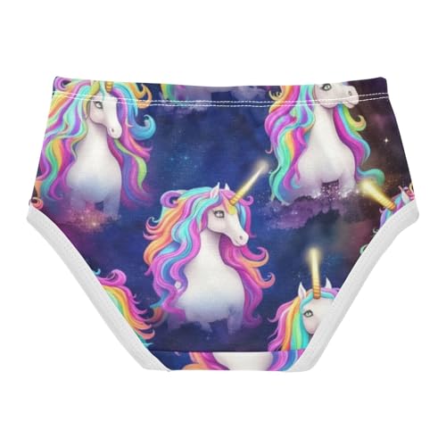 Cute Unicorns Panties Little Girl Girls Underwear Toddler Cotton Bright Briefs Undies Kids 2t2