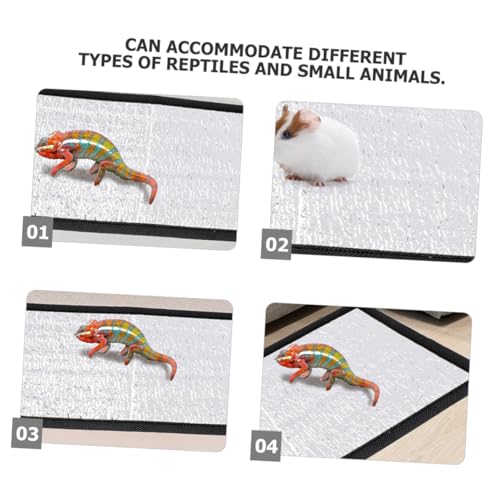 Alfombrilla térmica reflectiva para reptiles Kisangel miniatura 3