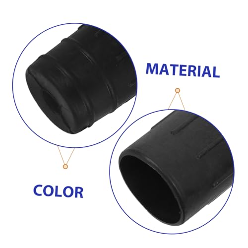 SOLUSTRE 10pcs Rubber Handle Covers for Garden Tools Protective Sleeves for Hoe and Rake Handles Comfortable to Install Rubber Material