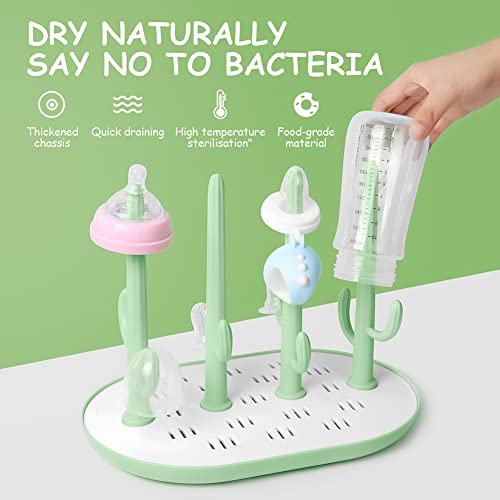 Vicloon Baby Bottle Drain Rack, Feeding Cup Holder with Detachable Brackets - Image 3