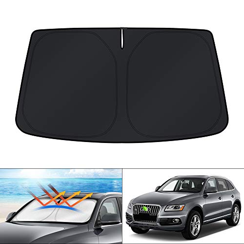 KUST Windshield Sun Shade for 2009-2017 Audi Q5/2014-2017 Audi SQ5 Accessories Custom Fit Sunshade...