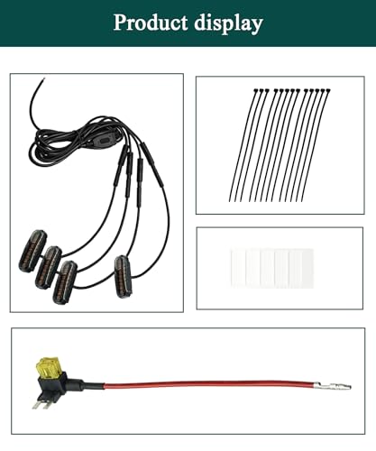 4 Piezas Luces LED Ámbar para Parrilla de Camión miniatura 5