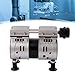110V 550W Oil-Free Vacuum Pump, Industrial Laboratory Vacuum Pump with Silencer 1440 RPM, Powerful Air Pump for Spray Gun Painting, Air Guns